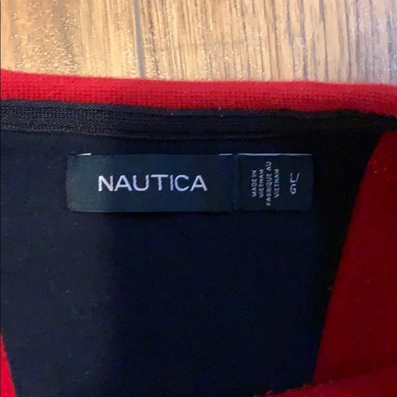 Red Nautica Crewneck Sweater - Picture 3 of 4